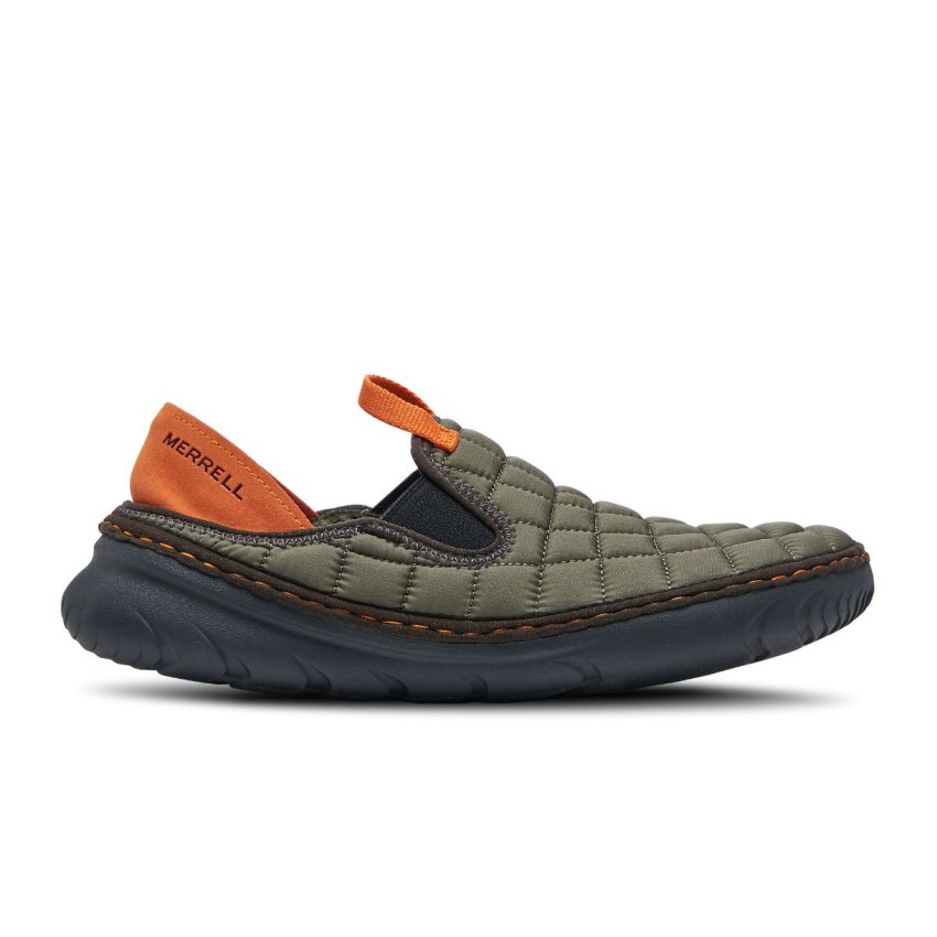 Chaussure Casual Merrell Hut Moc Vert Olive Homme | R.I.JUNX